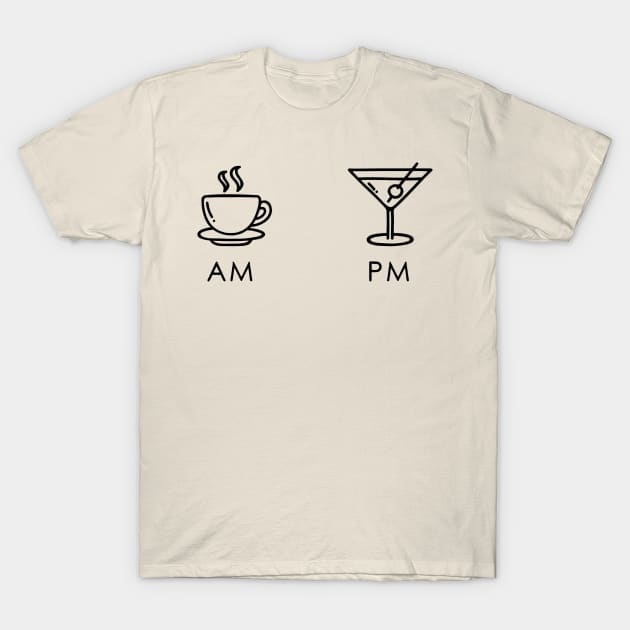 Am To Pm T-Shirt by swallo wanvil